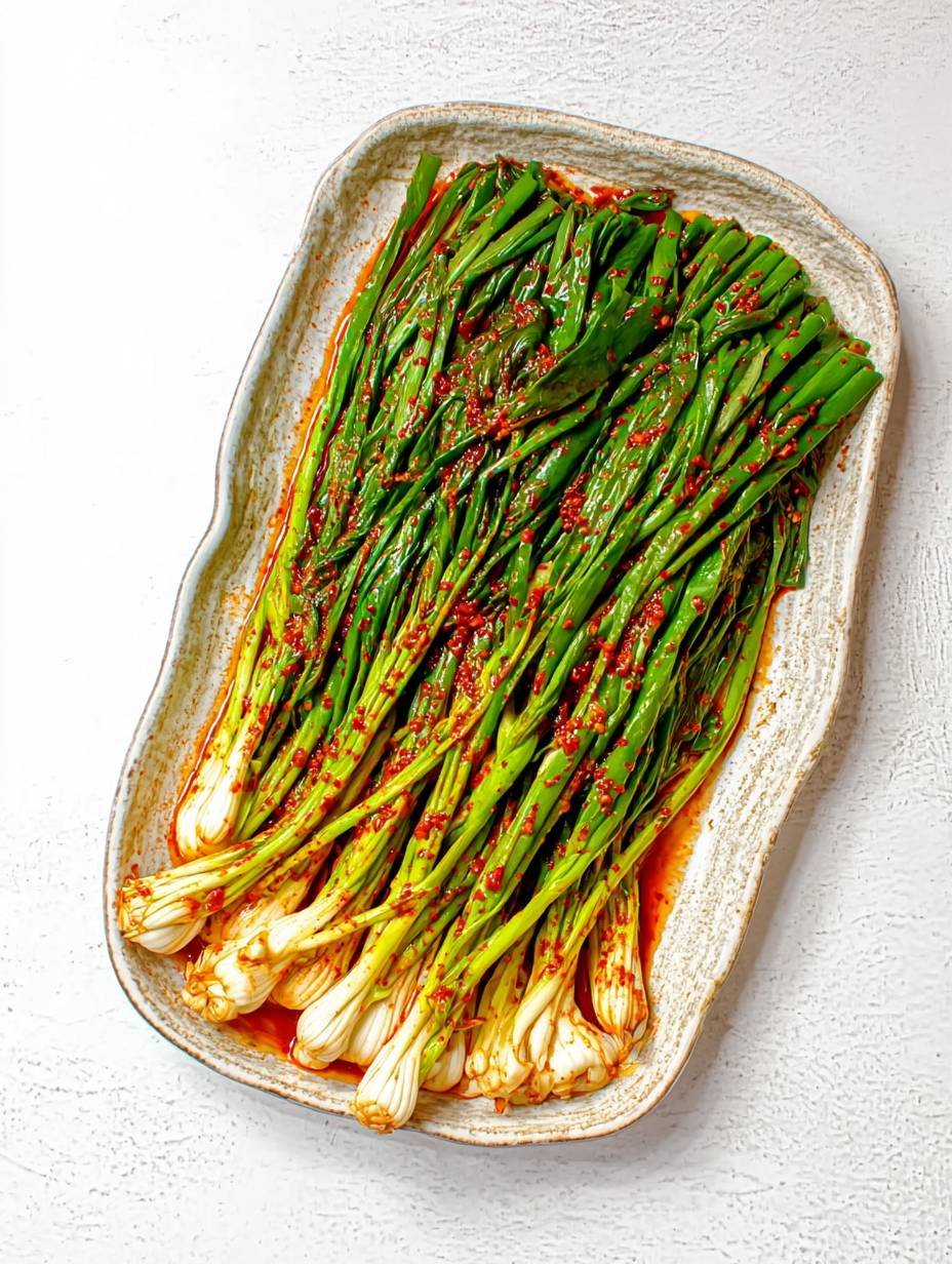 Authentic Green Onion Kimchi