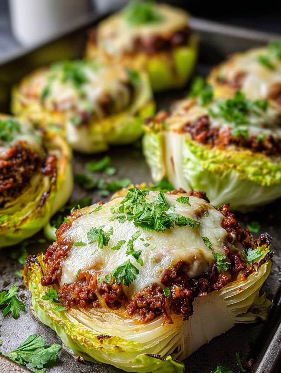 Crispy Baked Cabbage Boats with Savory Beef Stuffing image 2