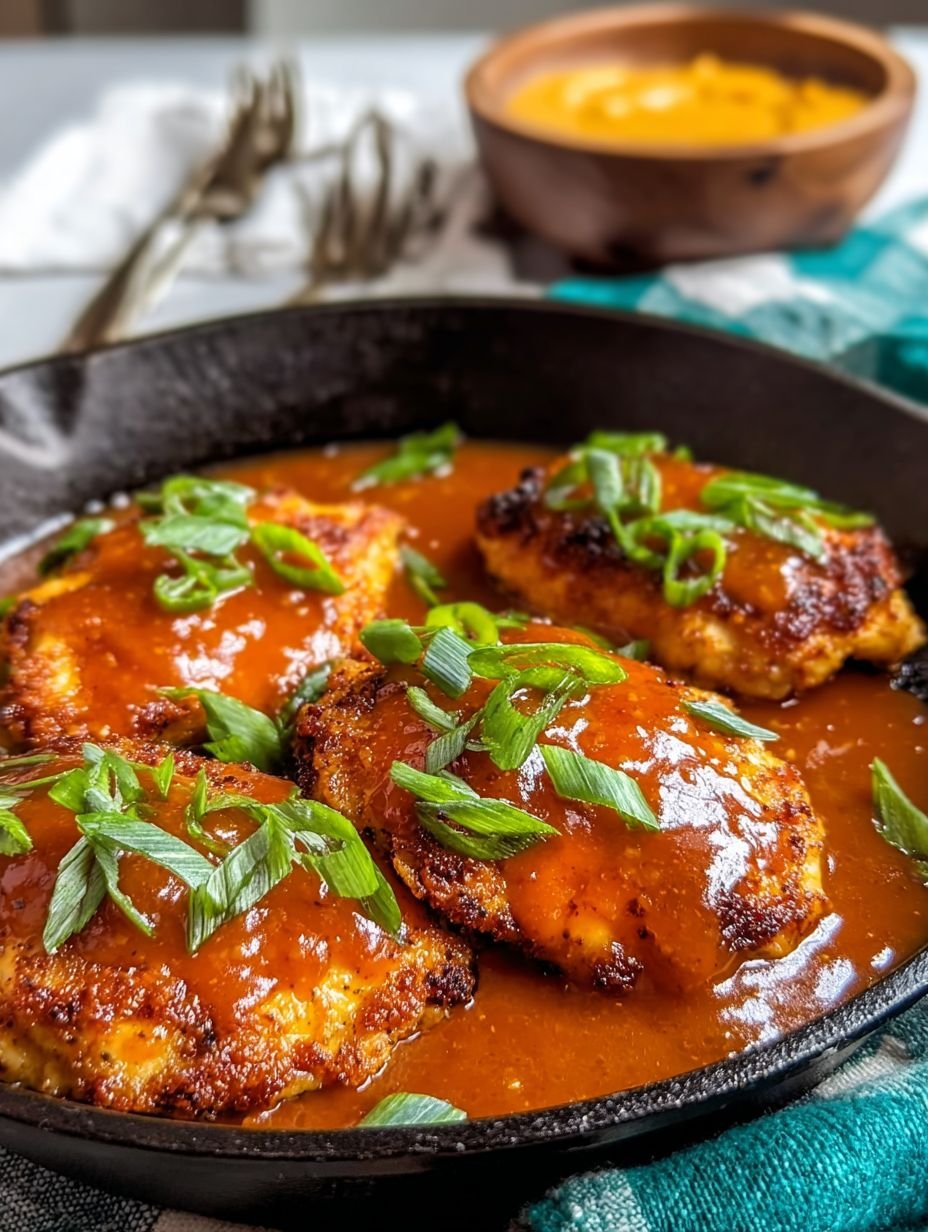 Crispy Skillet Chicken with Sweet & Savory Sauce image 2