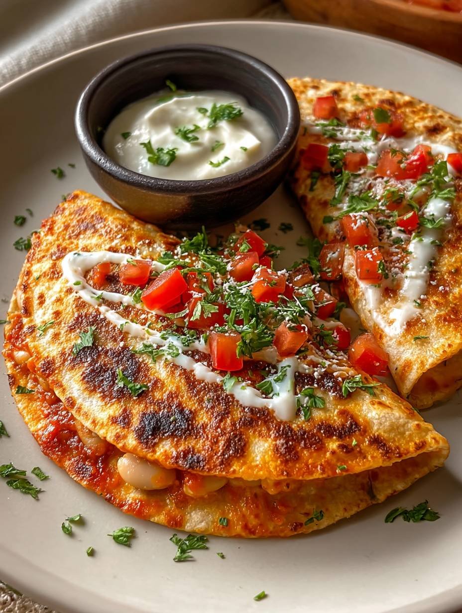 Easy Healthy Airfryer White Bean Quesadilla – Perfectly Crispy image 2