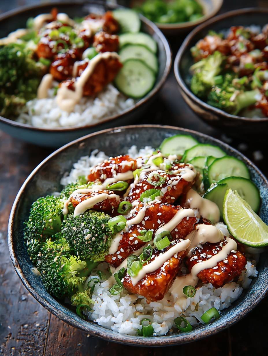 Easy Healthy Sticky Sesame Chicken Bowls – Perfect Dinner image 2