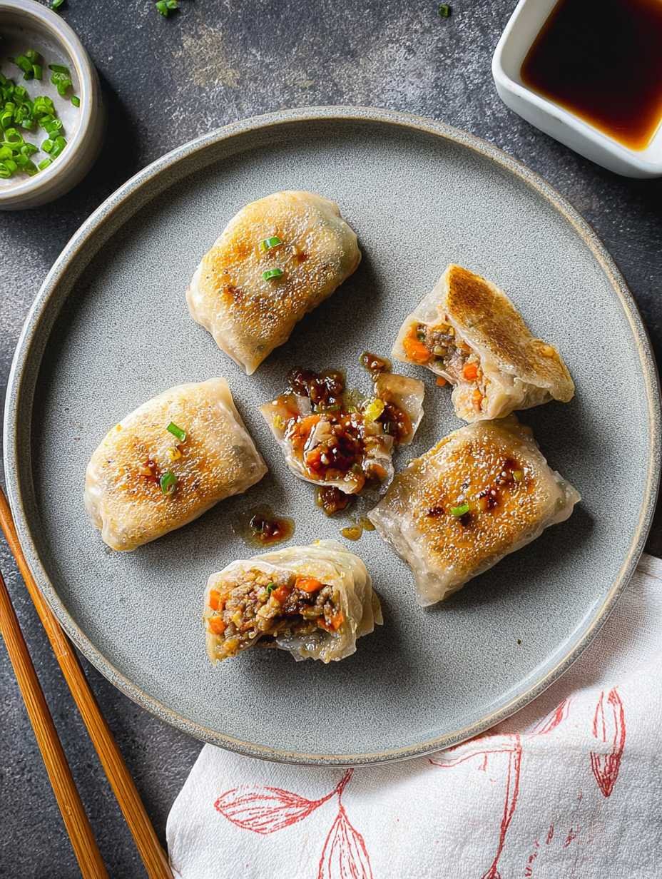 Golden Crispy Beef Rice Paper Rolls & Dumplings image 2