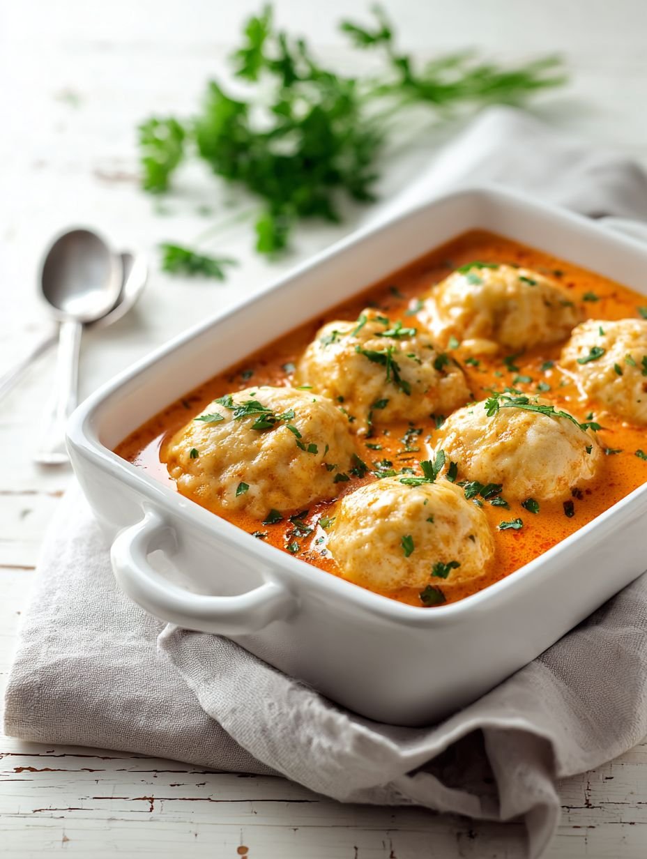 Hearty Dumplings & Flavorful Sauce | Comfort Food image 2