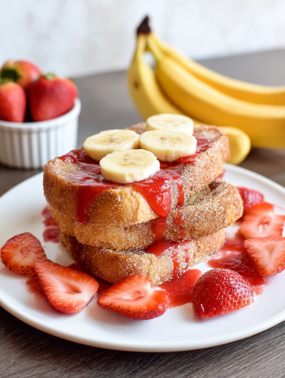 How to Make Perfect Strawberry Banana French Toast image 2