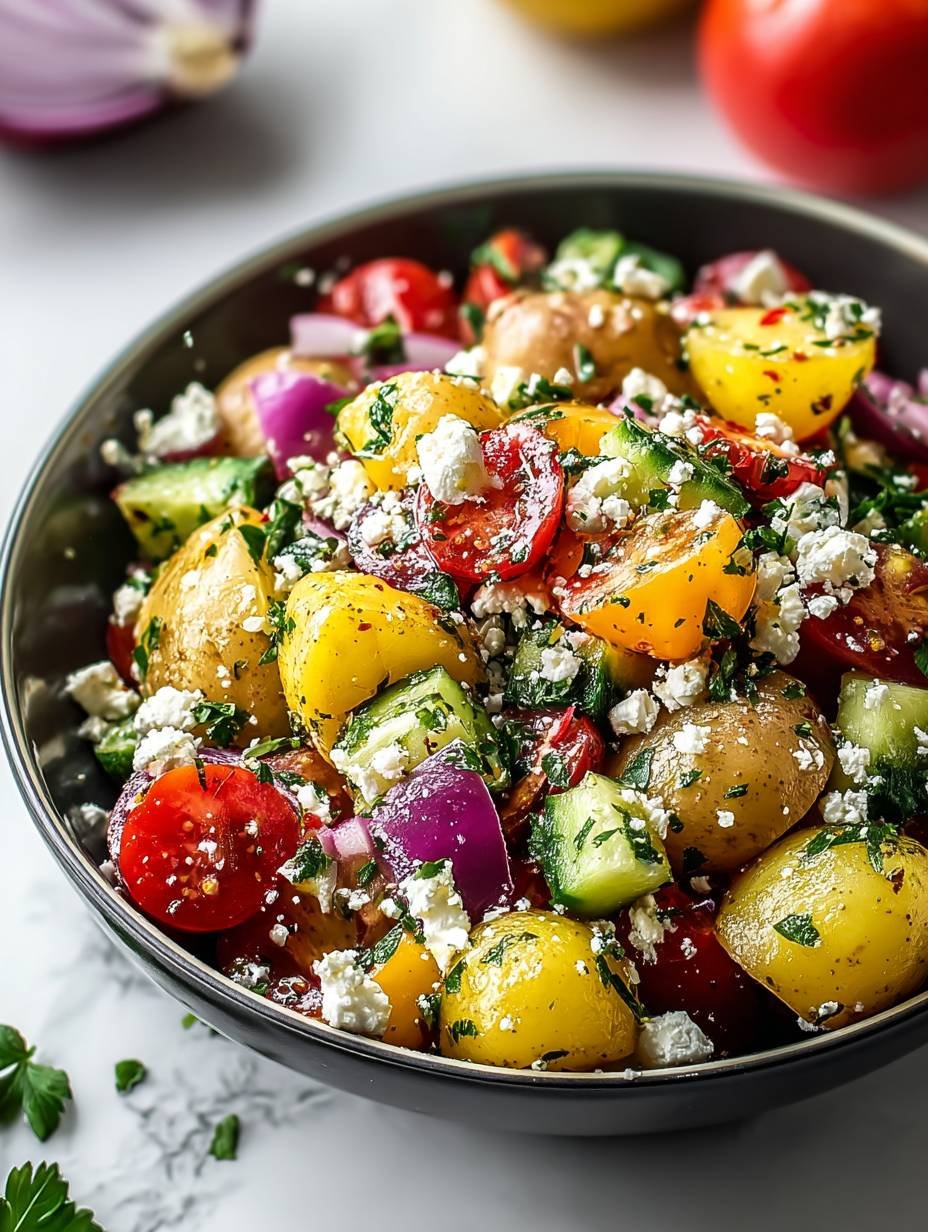 Mediterranean Potato Salad | Quick & Healthy image 2
