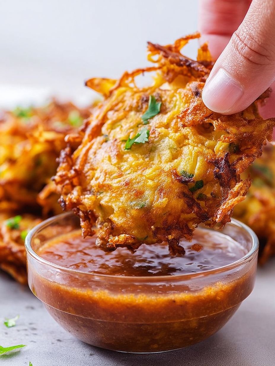 Quick Crispy Veggie Fritters