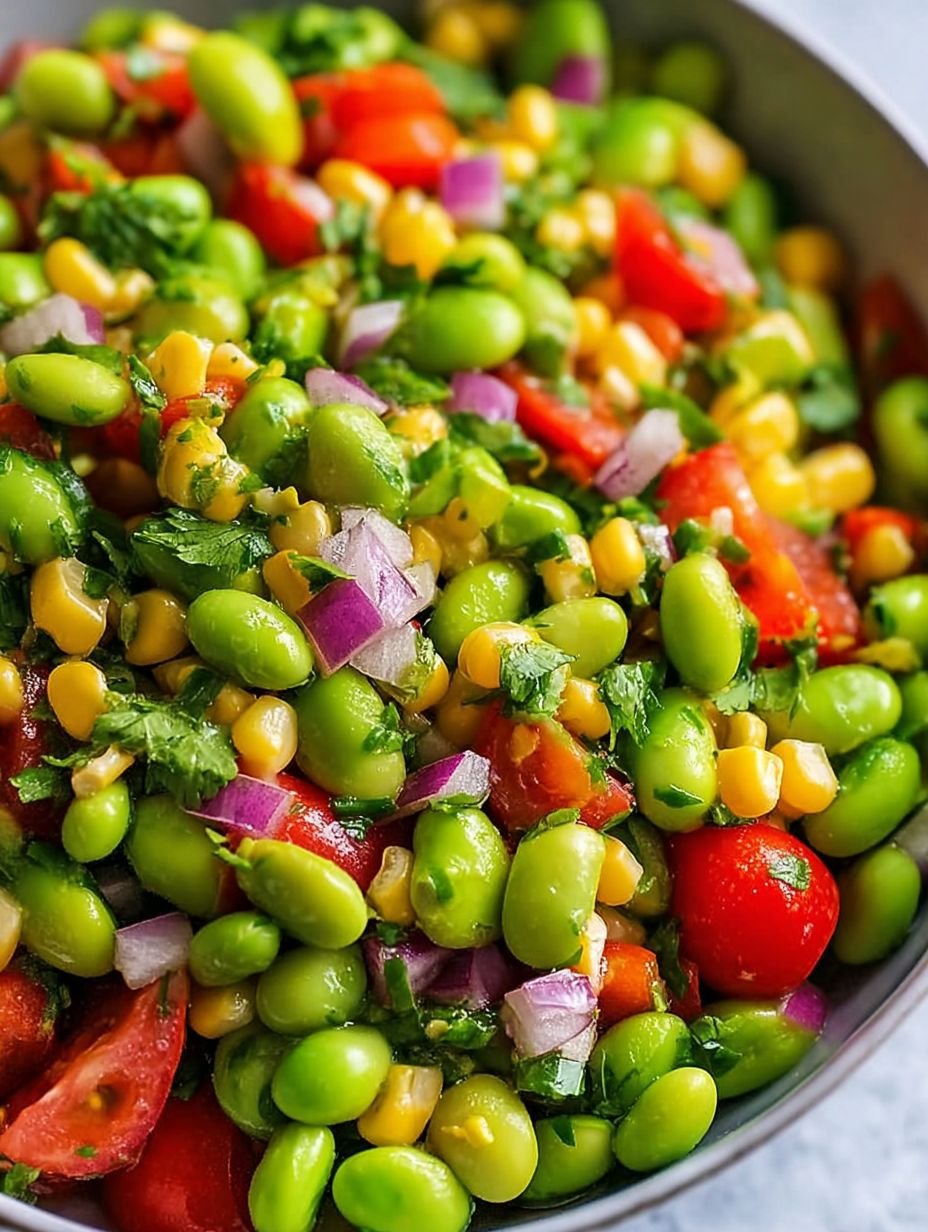Quick Edamame Corn Salad for a Healthy Lunch image 2