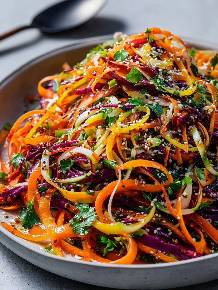 Quick & Healthy Rainbow Carrot Sesame Salad image 2