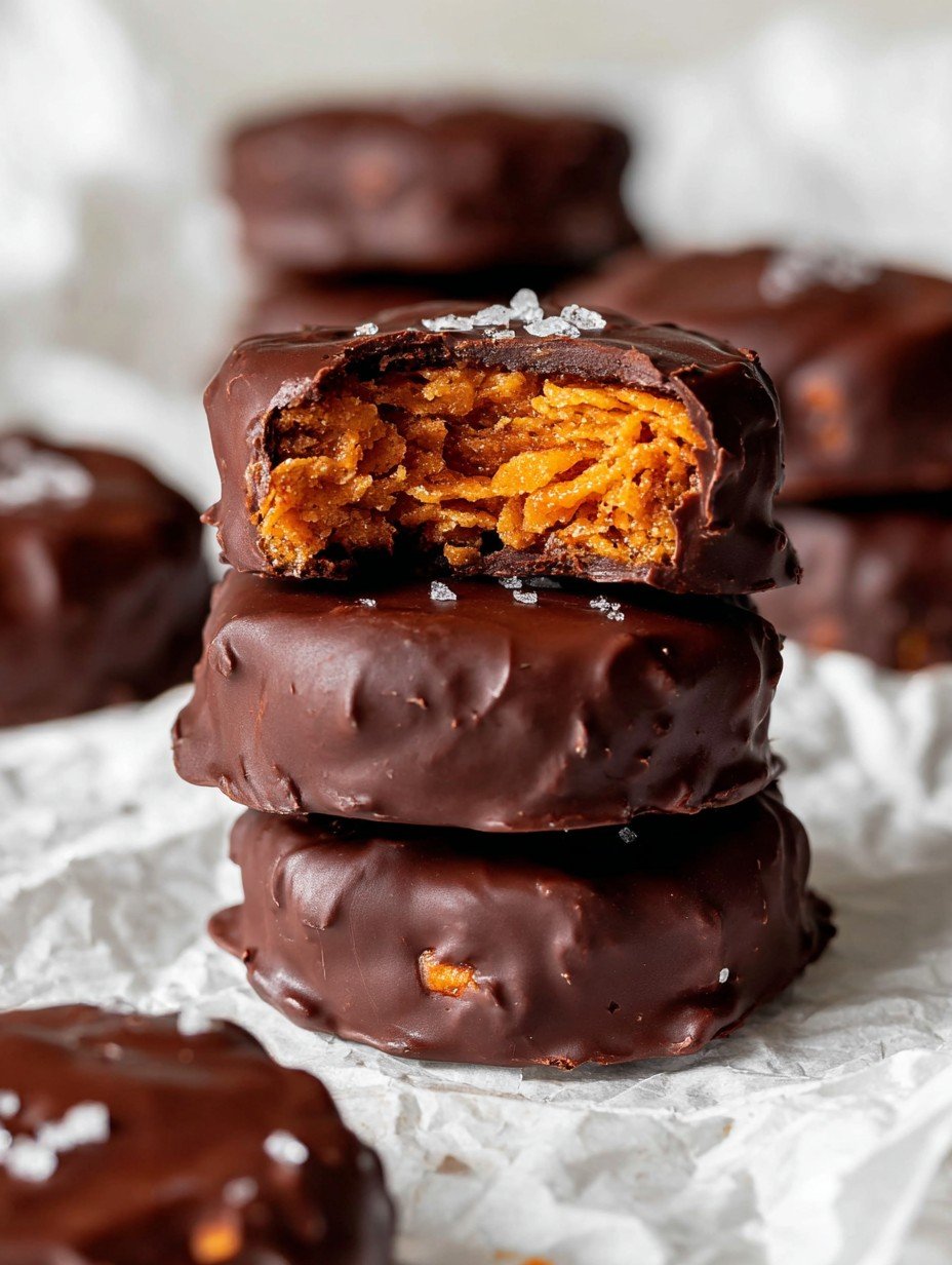 Salted Chocolate Peanut Butter Crunch Bites image 2