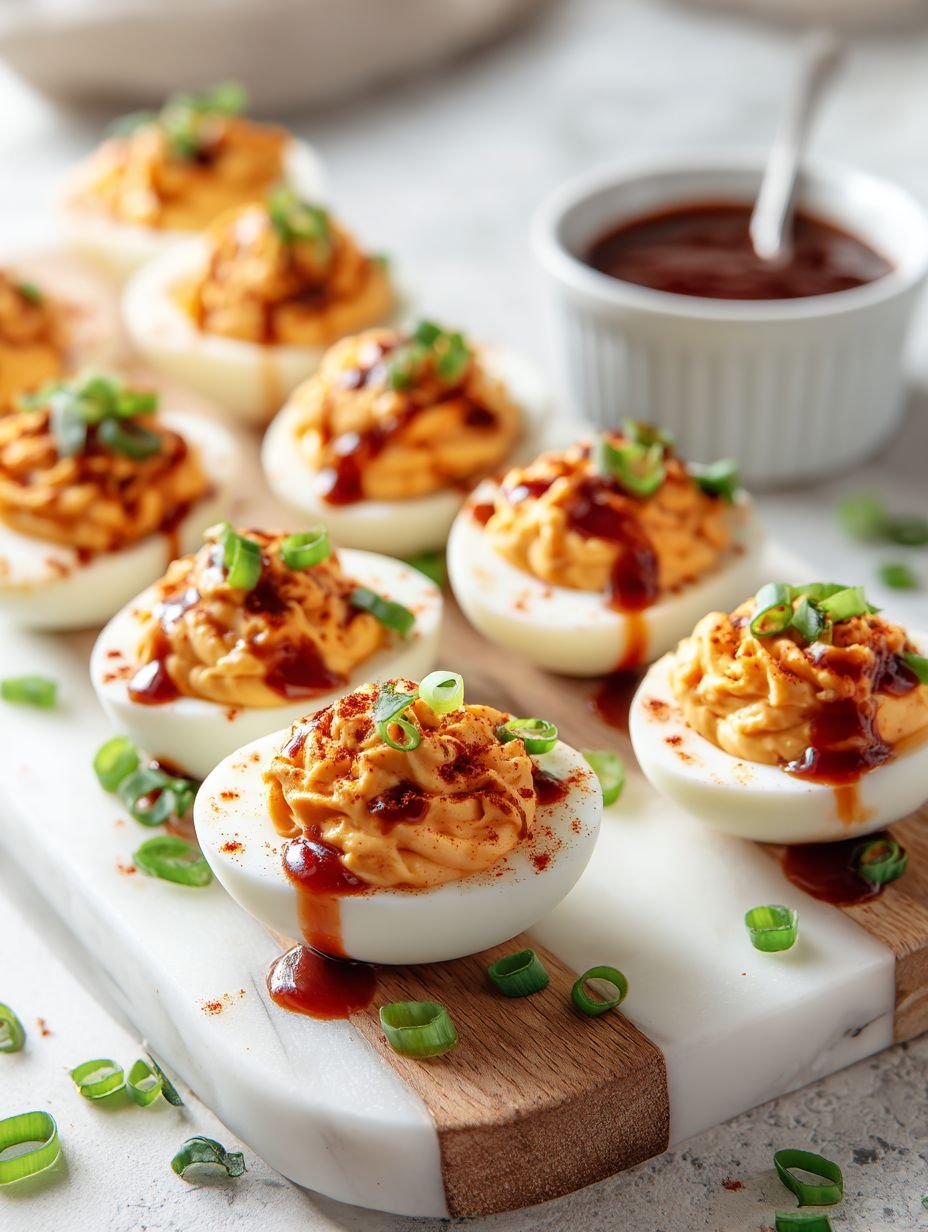 Spicy Gochujang Deviled Eggs: A Modern Twist image 2