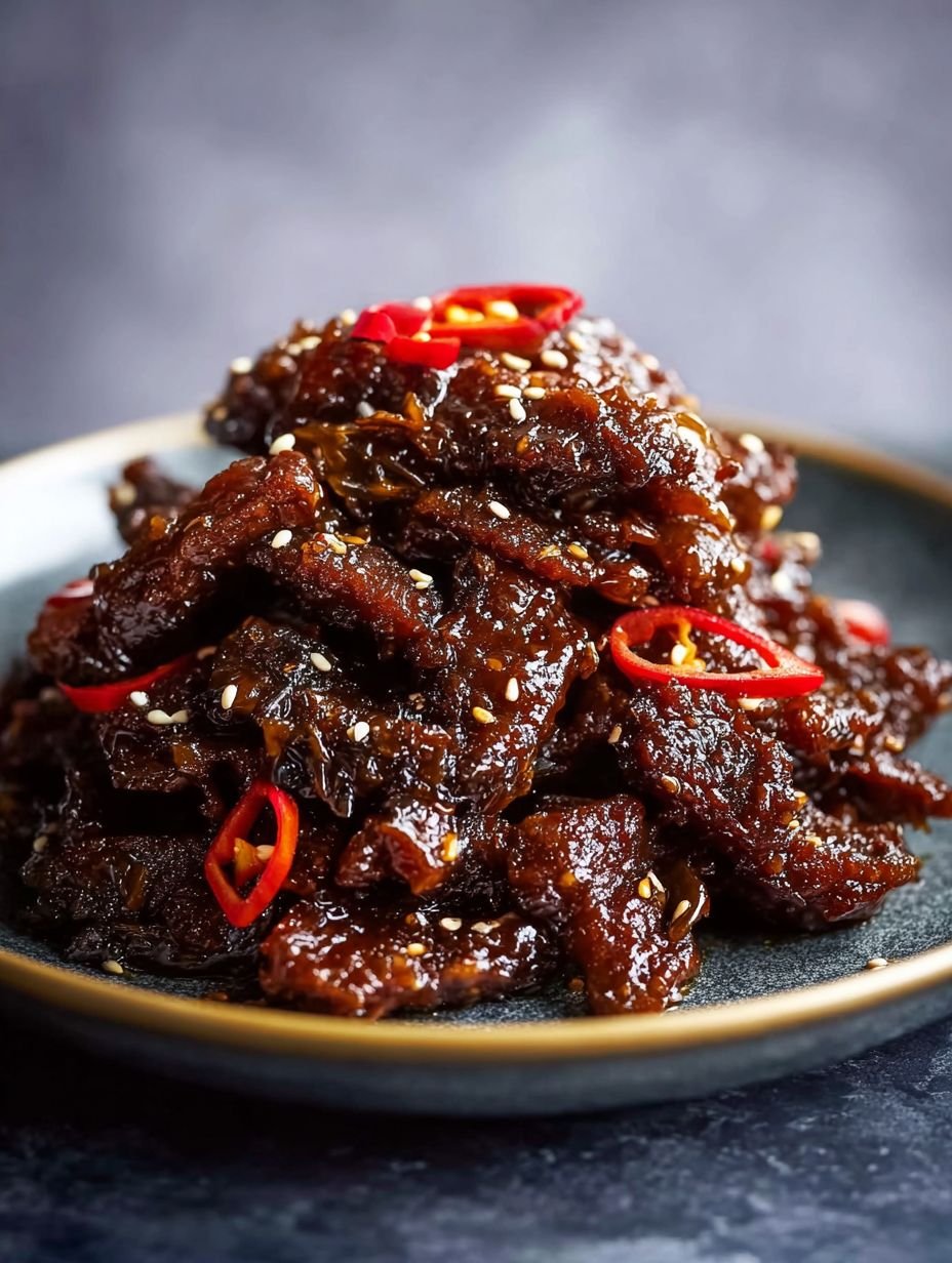 Sticky & Spicy Crispy Chilli Beef Recipe image 2