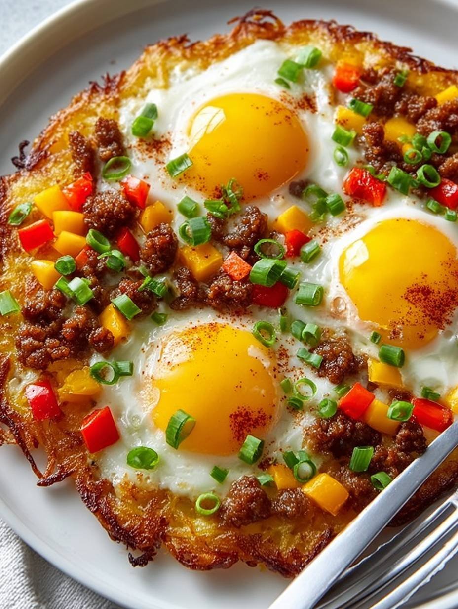 The Ultimate Crispy Hash Brown Breakfast Pizza image 2