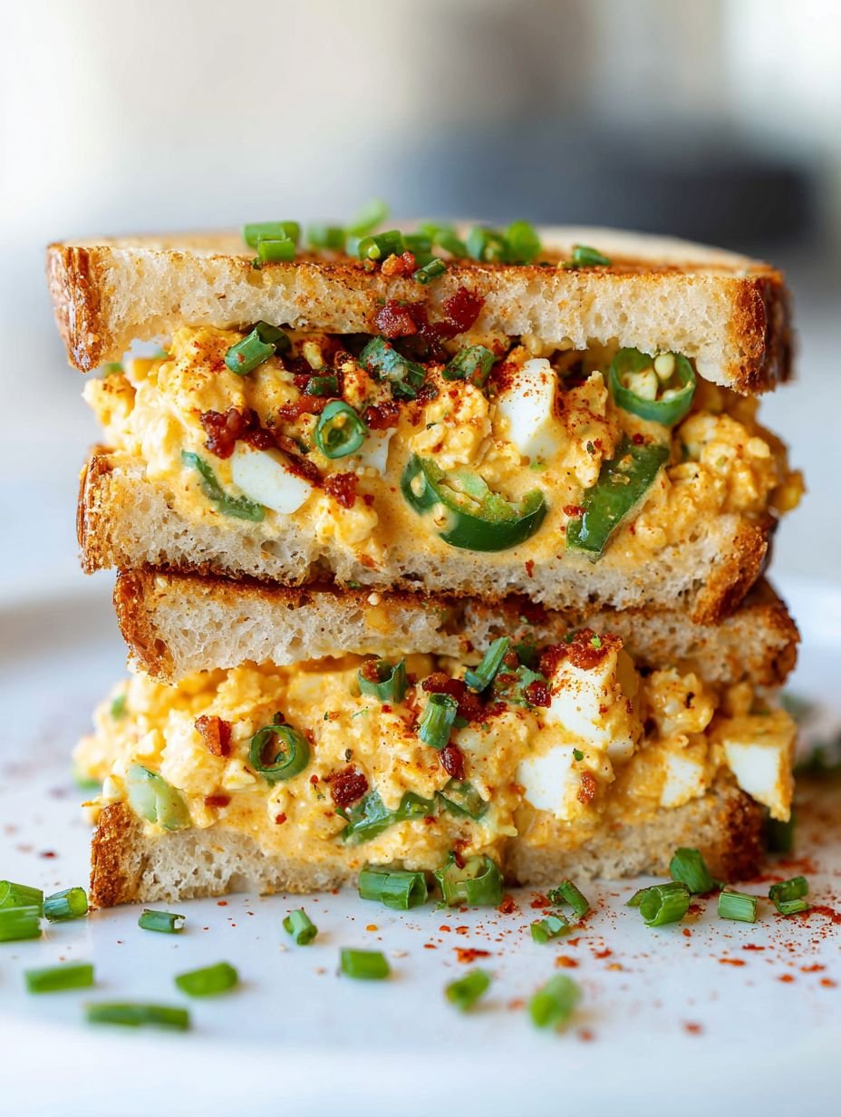 The Ultimate Spicy Crispy Egg Salad Sandwich image 2