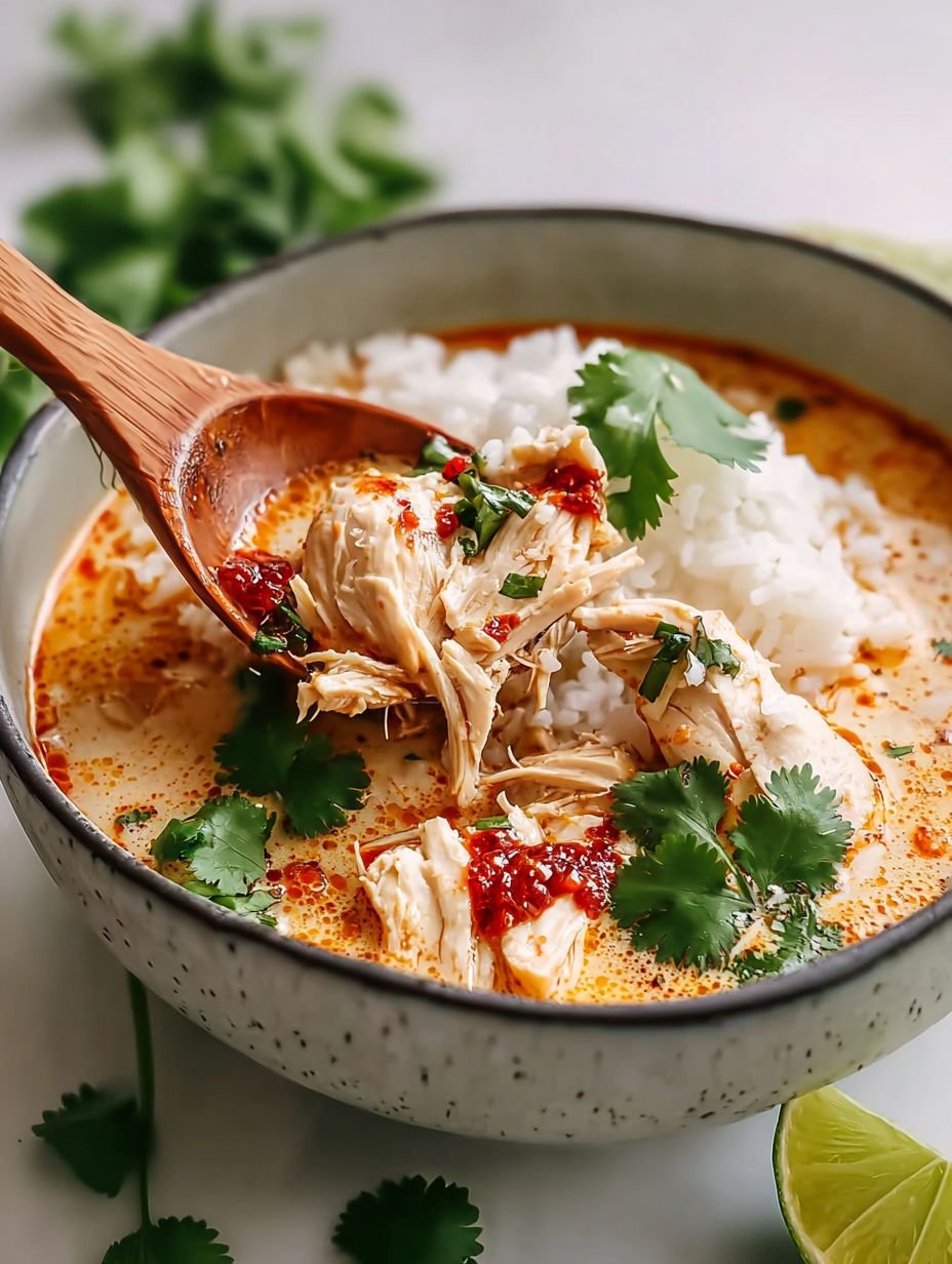 Creamy Thai Coconut Chicken & Rice Bowl image 2