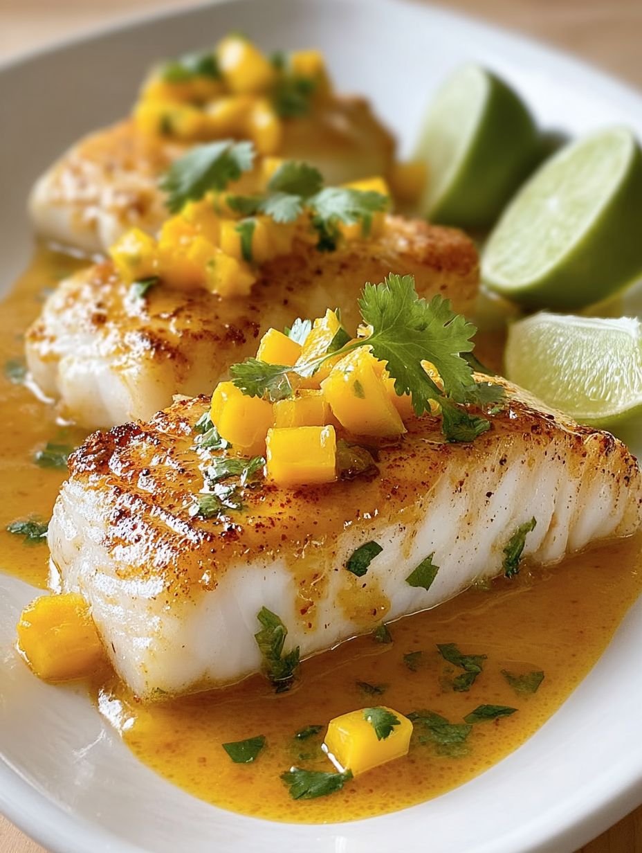 Crispy Seared Fish with Fresh Mango Salsa image 2