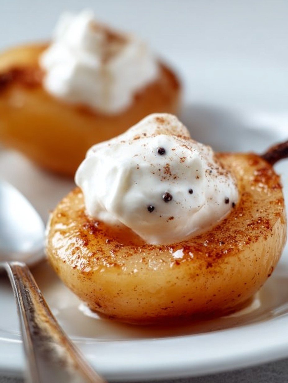 Heavenly Baked Pears with Cinnamon Cream image 2
