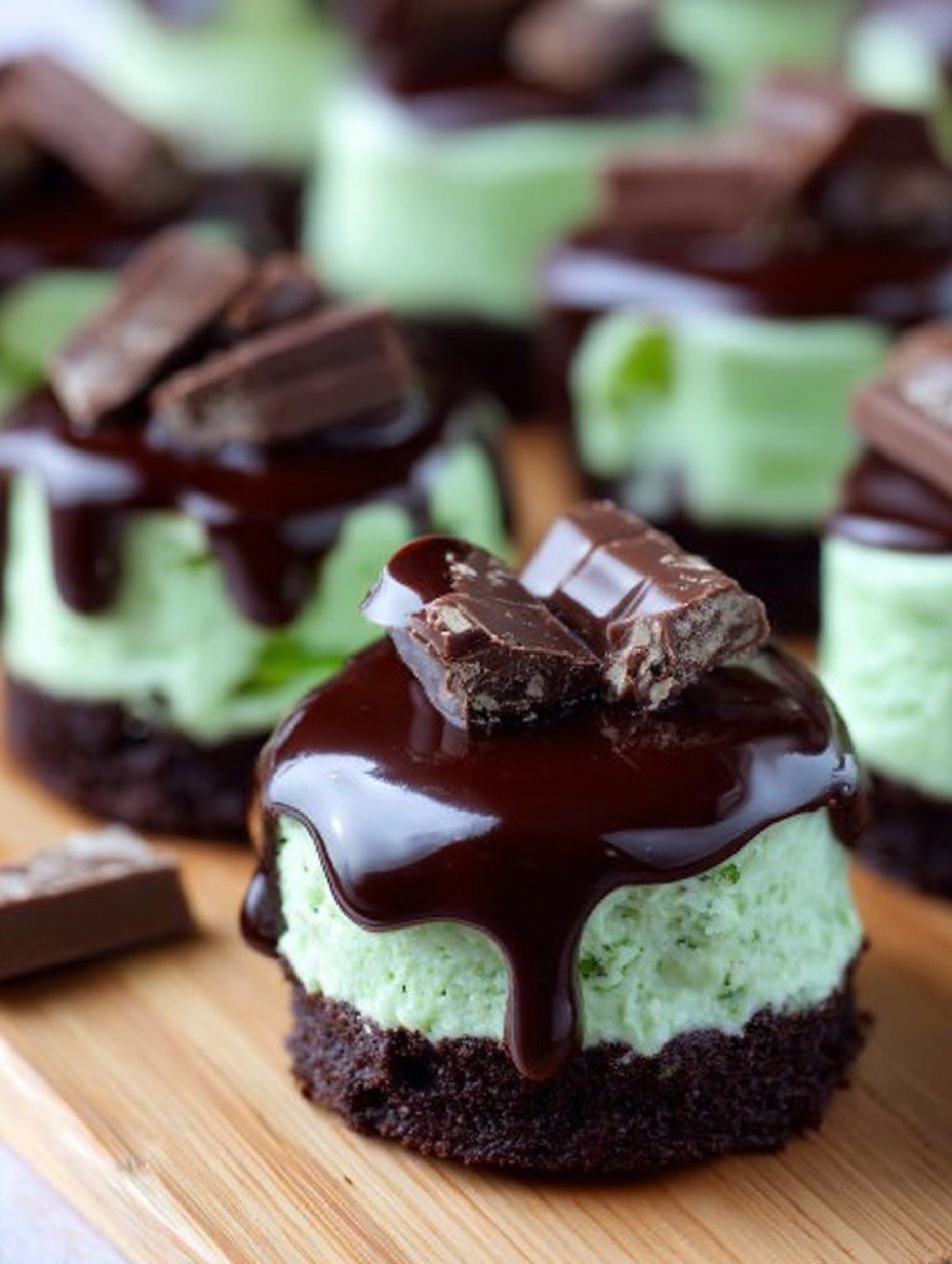 How to Make Perfect Mint Chocolate Mini Cakes image 2