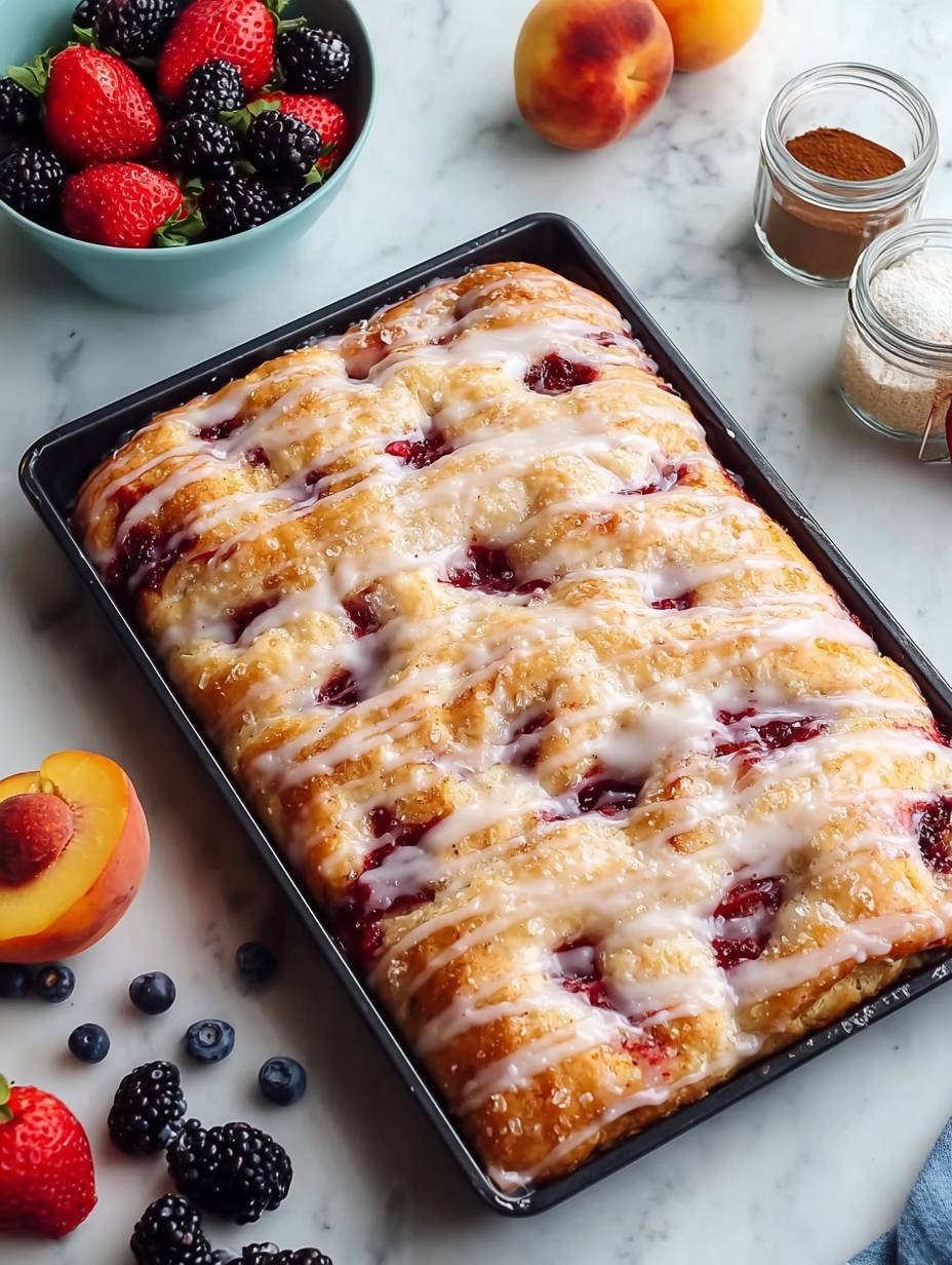 Irresistible Fresh Berry Pull-Apart Brunch Bake image 2