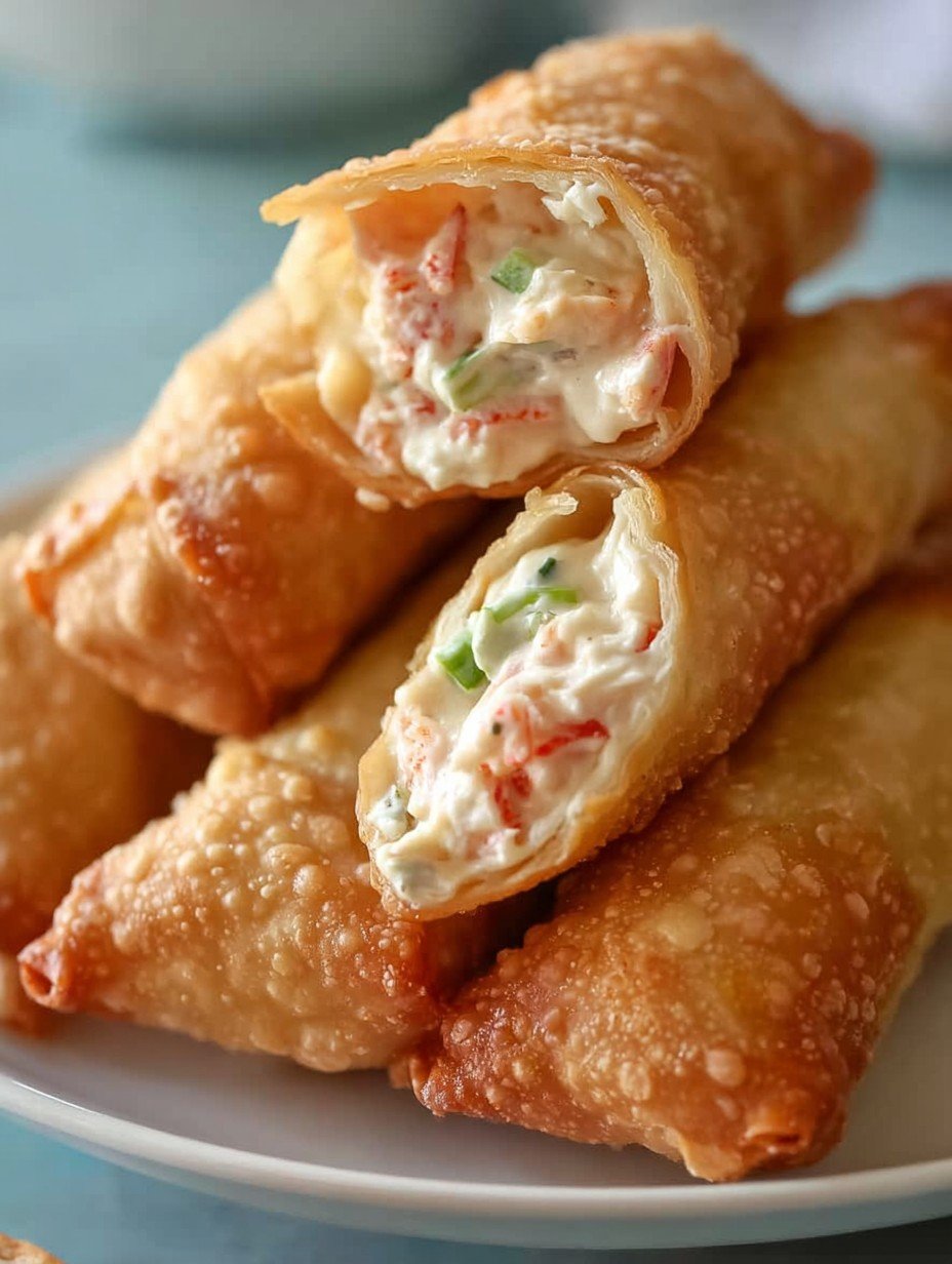 Irresistibly Crispy Crab Rangoon Egg Rolls image 2