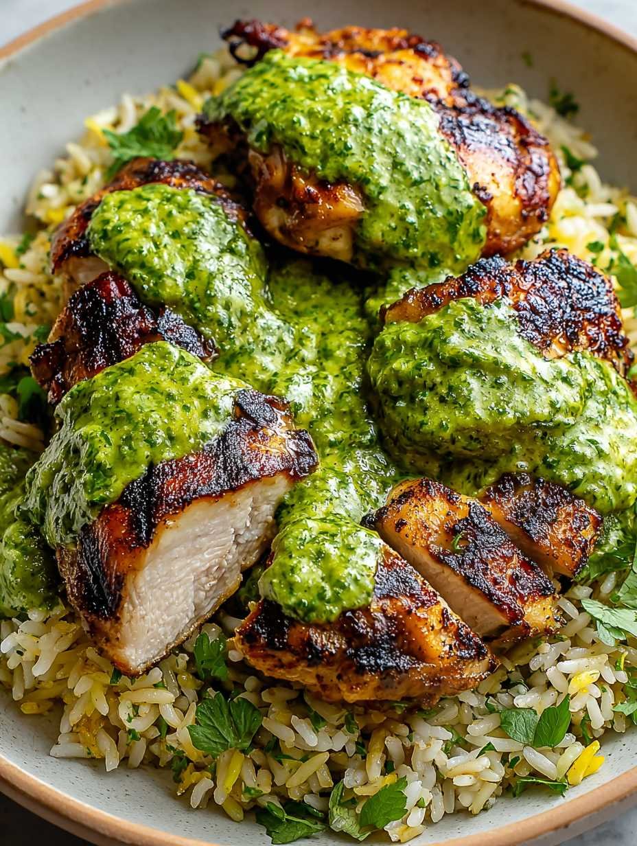 Juicy Peruvian Chicken with Zesty Green Sauce image 2