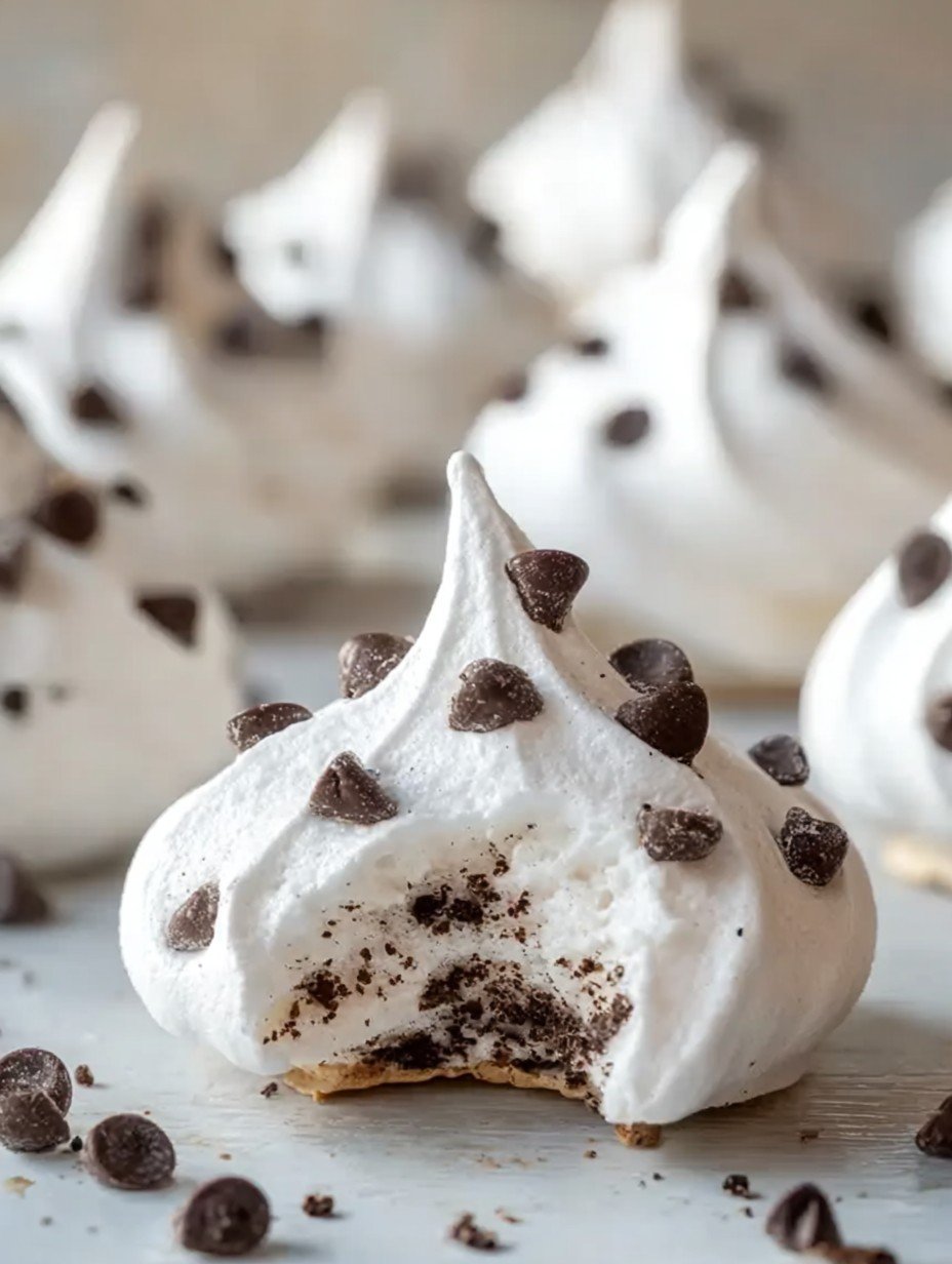 Melt-in-Your-Mouth Chocolate Chip Meringue Clouds image 2