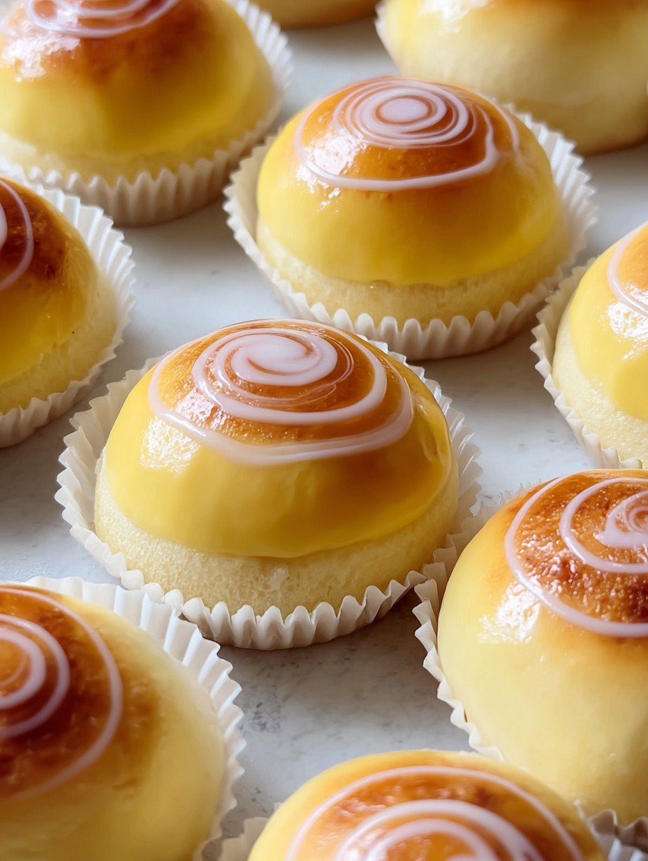 Melt-in-Your-Mouth Custard Buns Recipe image 2