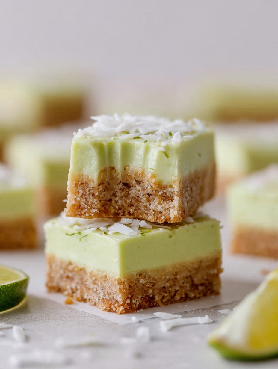 No-Bake Lime Coconut Bars: A Zesty Treat image 2