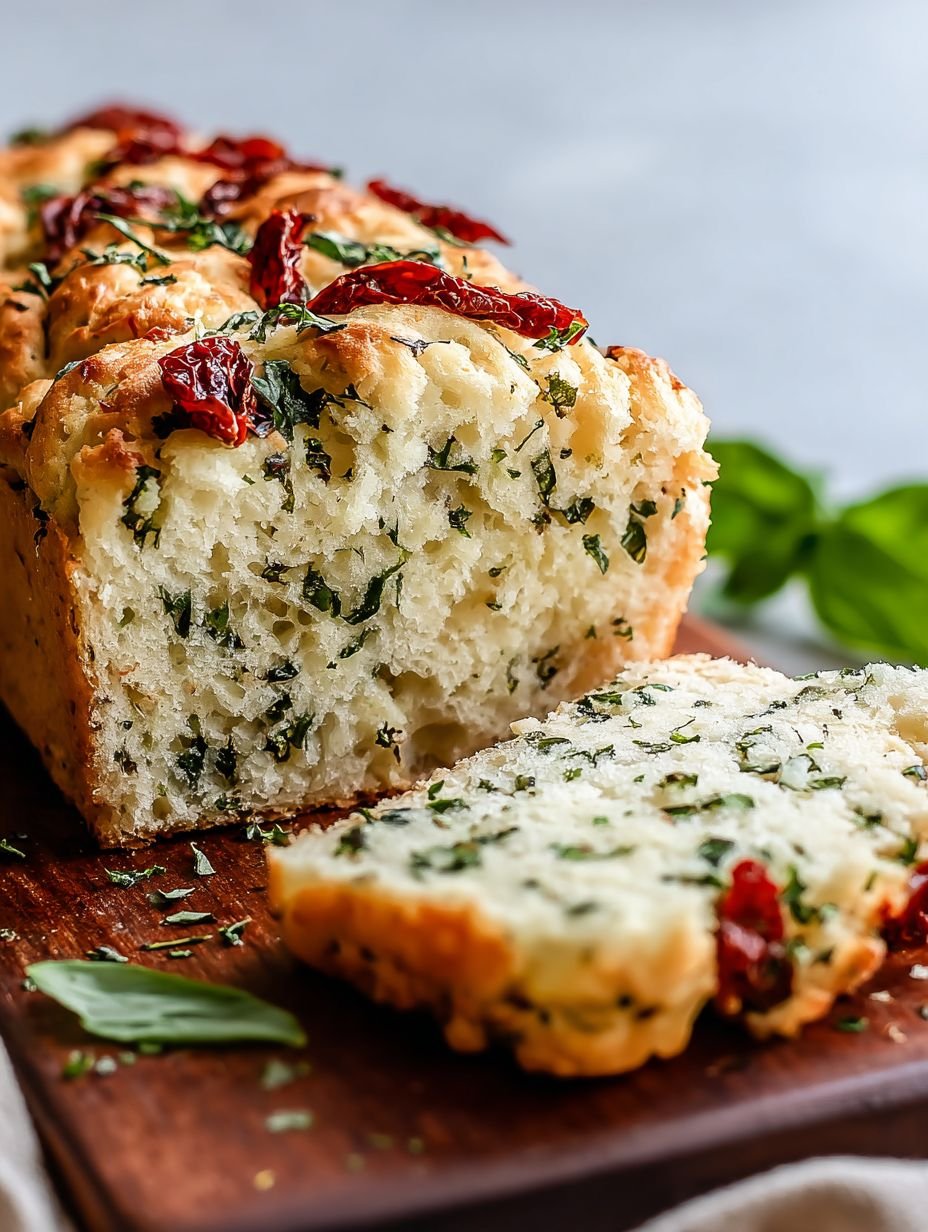 Perfect Sun-Dried Tomato & Basil Quick Bread image 2