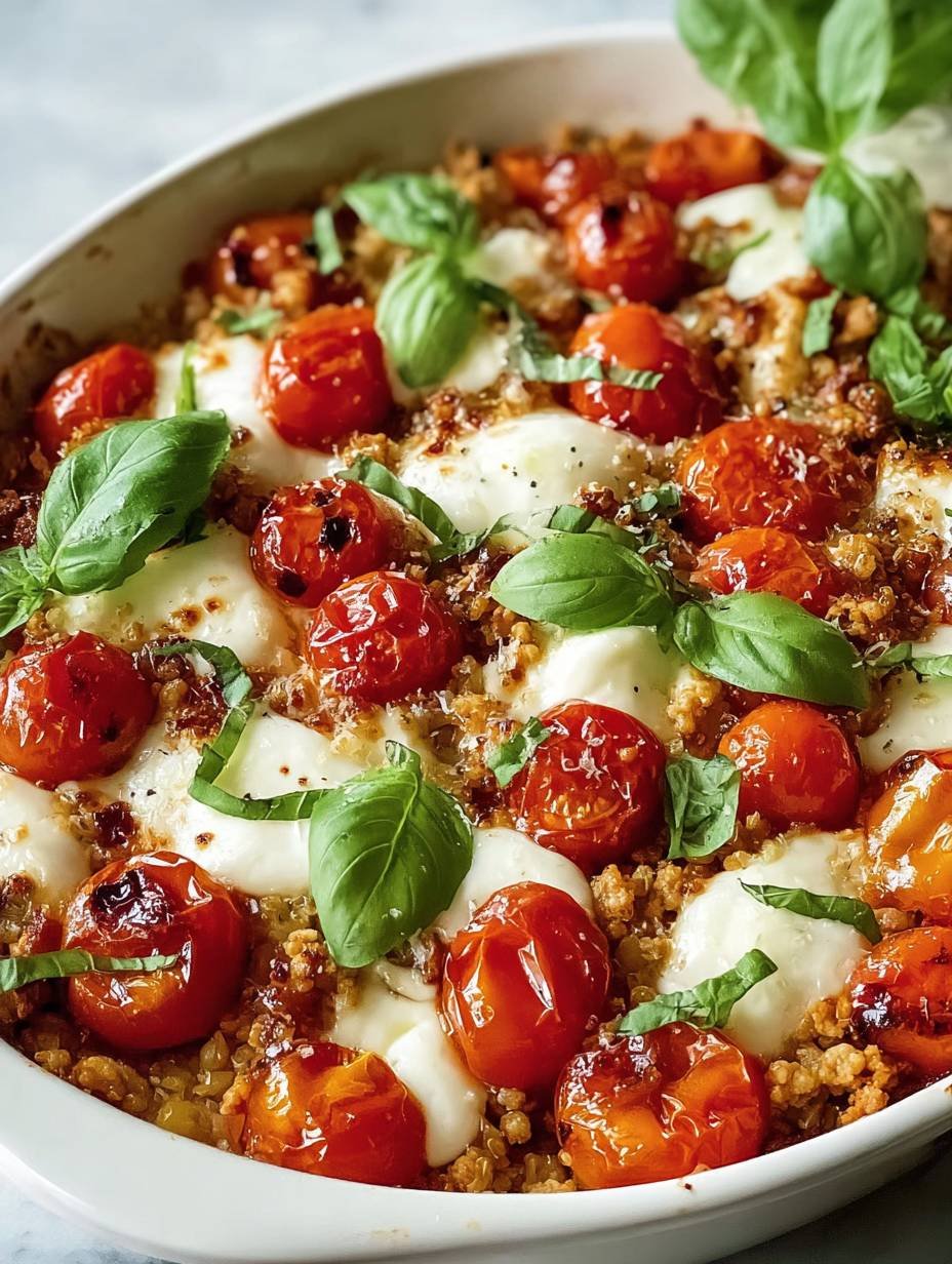 Quick Ground Chicken Caprese for Healthy Dinners image 2