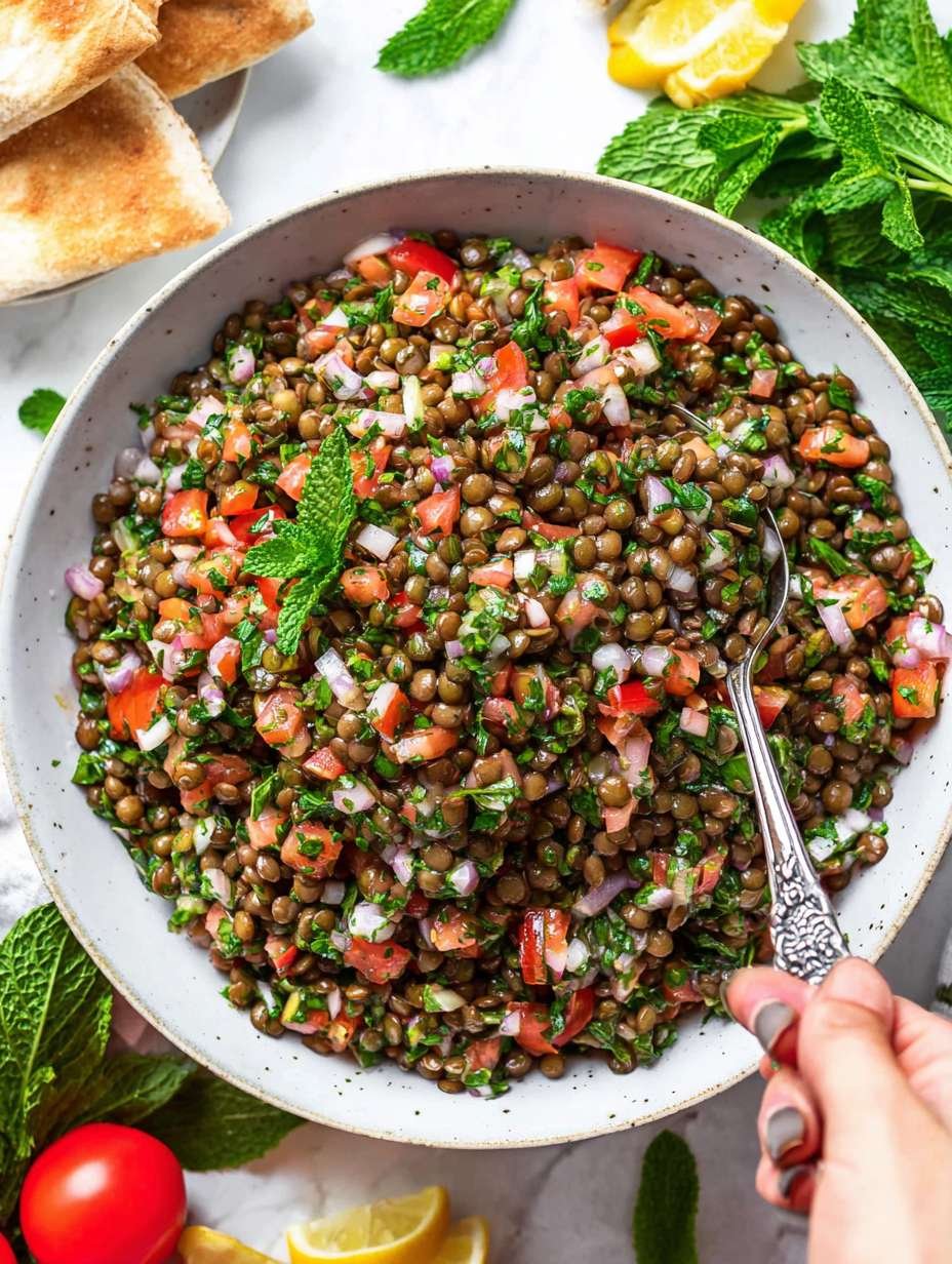 Quick & Healthy Lentil Tabbouleh Salad image 2