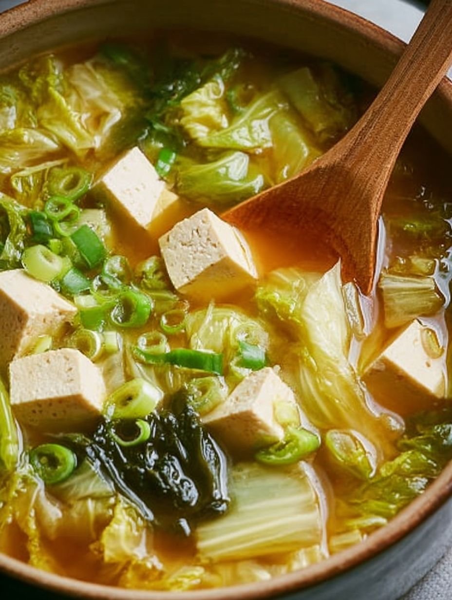 Quick & Healthy Tofu Cabbage Soup Recipe image 2
