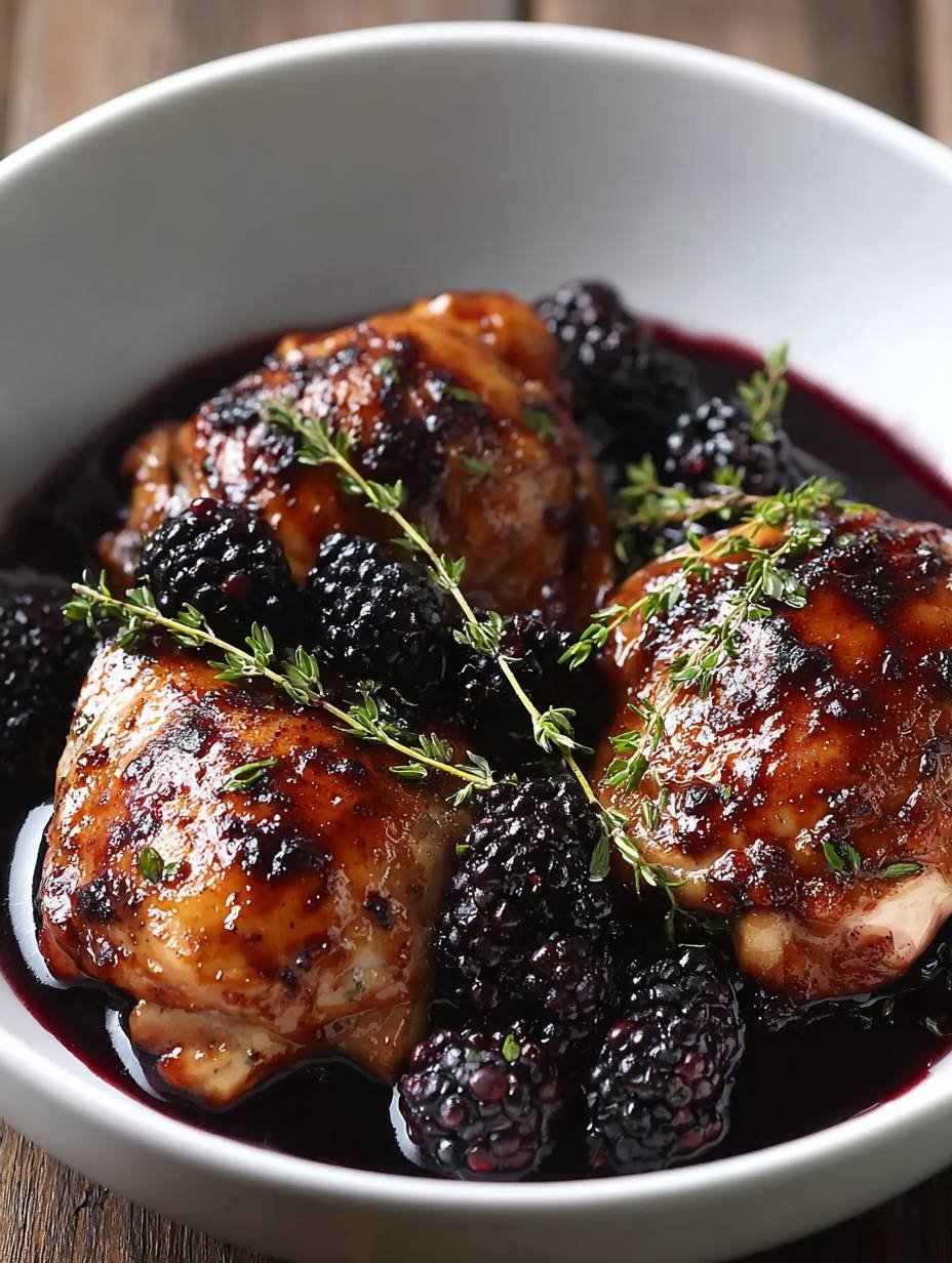 Sweet & Savory Blackberry Balsamic Chicken image 2