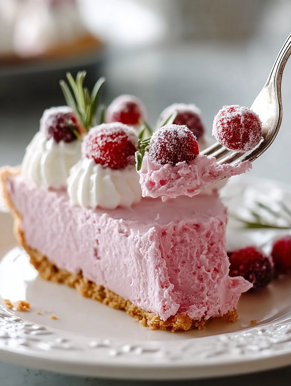 The Creamiest Cranberry Mousse Pie Ever image 2