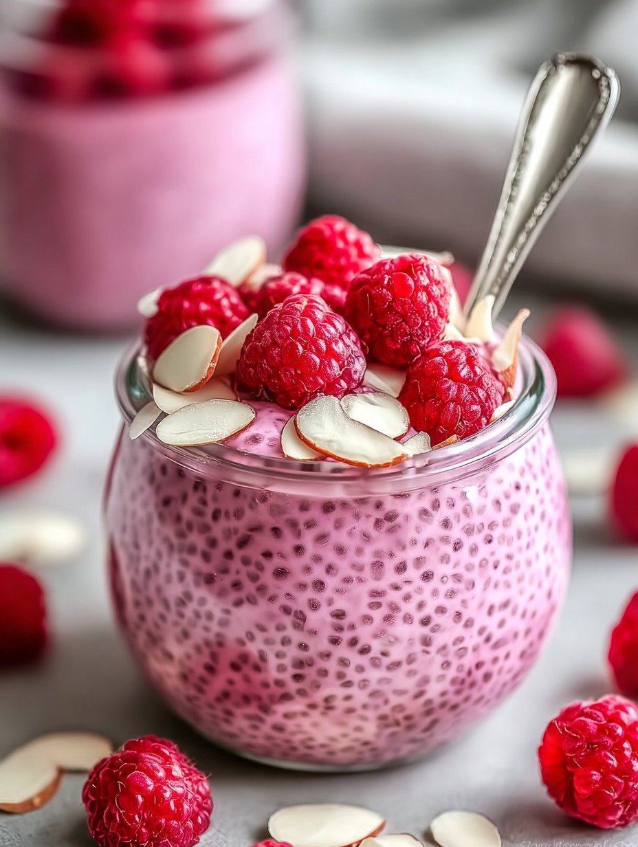 Vibrant Raspberry Chia Pudding | Healthy & Easy image 2