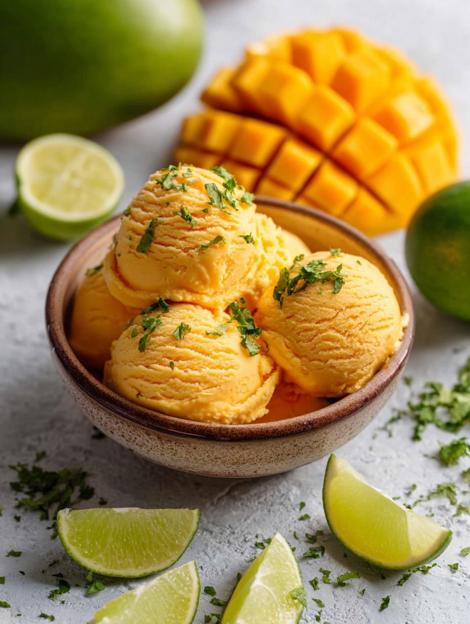 Whip Up Refreshing Mango Lime Sorbet Today image 2